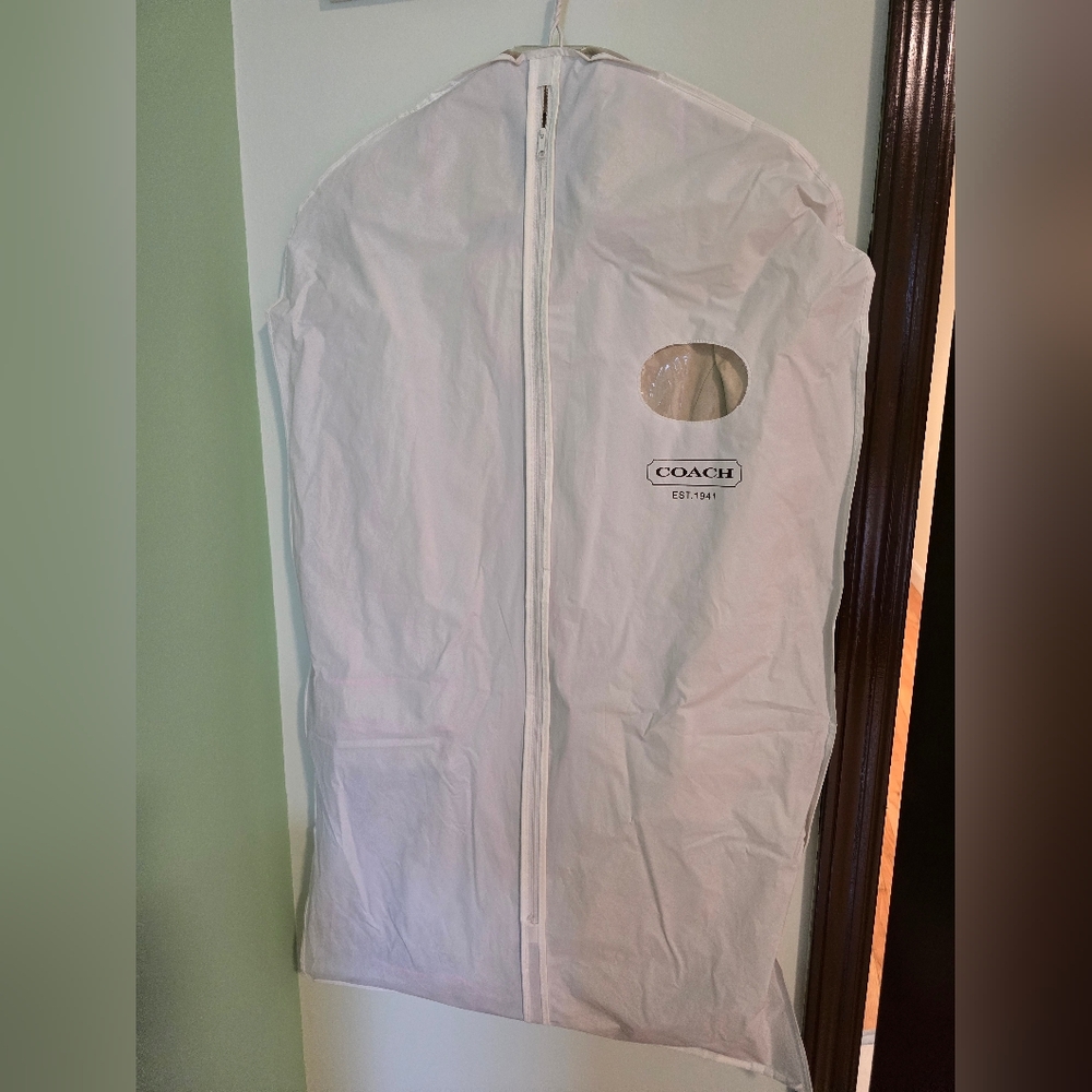 Coach Beige Trench Coat with Pink Accents - Picture 12 of 12